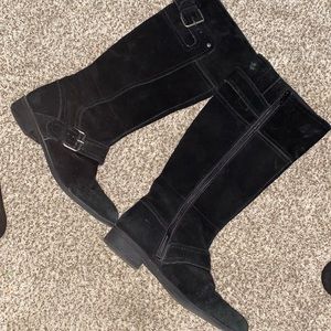 Nine West Knee High Zip up Boots